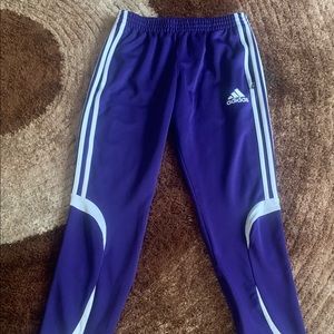 Purple Adidas Tiro Clima365 Pants Size Medium